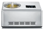 Severin EZ 7406 stříbrná / Zmrzlinovač s kompresorem / 180W / 2 l / funkce warm cold (EZ 7406)