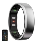 RingConn Gen 2 Smart Ring vel. 9 stříbrná / chytrý prsten / titan / BT 5.0 / IP68 (123030901)
