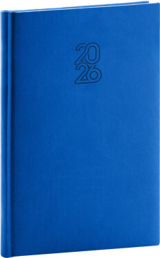 Týdenní diář 2026 NOTIQUE A5 - Aprint modrý, 15 x 21 cm