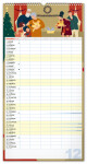 Nástěnný kalendář 2026 NOTIQUE - Rodinný plánovací XXL, 33 x 64 cm