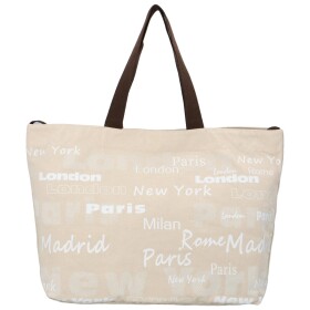 Velká plážová taška Gola, béžová