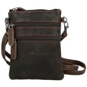 Menší kožená crossbody GW Roseline, tmavě hnědá