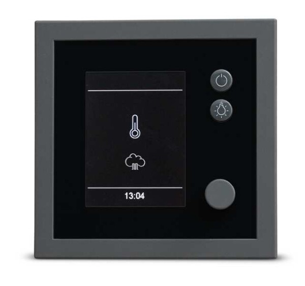 EOS EmoTec H, řídící jednotka pro suchou i vlhkou saunu, antracit / černá CFSEOS7257L