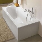 VILLEROY & BOCH - Oberon Vana Solo 180x80x47 cm, Quaryl, bílá UBQ180OBE2V-01