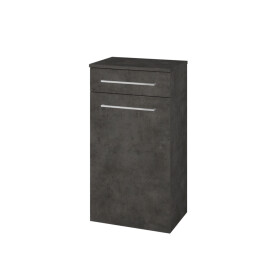 Dřevojas - Nízká skříňka DOS SNDZ 50 - D16 Beton tmavý / Úchytka T04 / D16 Beton tmavý / Levé 211332E