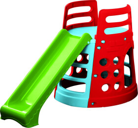 Klouzačka s prolézačkou a lezeckou stěnou - Pama