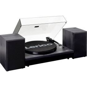 Lenco LS-300 černá / Gramofon / 33 45 RPM / BT / RCA / repro (LS-300BLACK)