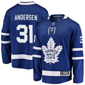 Fanatics Pánský Dres Toronto Maple Leafs #31 Frederik Andersen Breakaway Alternate Jersey Distribuce: USA