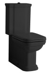 KERASAN - WALDORF nádržka k WC kombi, černá mat 418131
