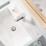 GROHE - Bau Ceramic Umyvadlo 553x386 mm, s přepadem, 1 otvor pro baterii, alpská bílá 39440000