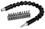 BOSCH Sada bitů s flexibilním nástavcem 11 ks / Sada bitů / Magnetický úchyt / Délka 300 mm / Stopka 1/4" (2608522377)