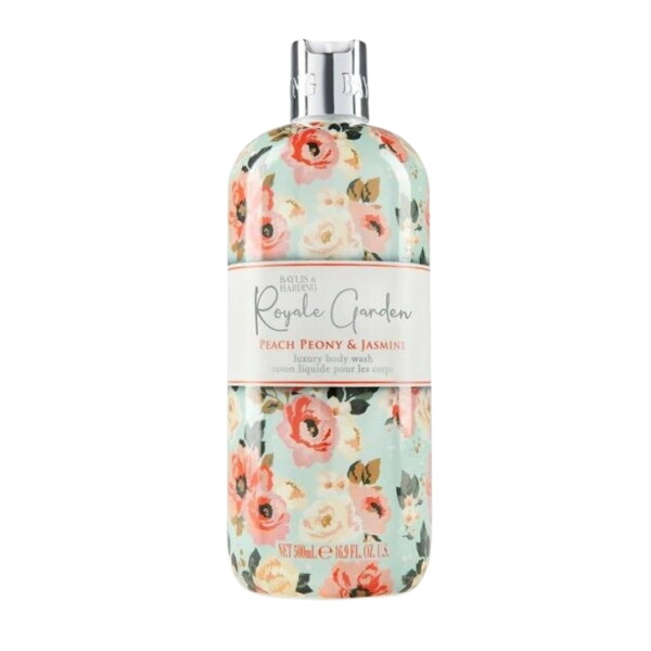 Baylis & Harding Sprchový gel Royale Garden Peach/Peony/Jasmine 500 ml, multi barva, plast