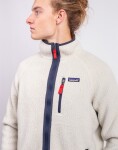 Patagonia M's Retro Pile Jacket Pelican w/Smolder Blue L