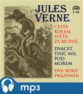 Cesta kolem světa za 80 dní, Dvacet tisíc mil pod mořem, mp3 - Jules Verne