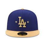 New Era Pánská kšiltovka Los Angeles Dodgers MLB Authentic Gold 2025 World Series Champions 59FIFTY Fitted Velikost: 7 1/2