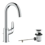 Grohe Swift - Umyvadlová baterie s výpustí studený start chrom (24330001)