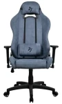 Arozzi Torretta Soft Fabric modrá / Herní židle / látkové čalounění / nastavitelná výška a úhel / otočná o 360° (TORRETTA-SFB-BL2)