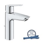 GROHE - QuickFix Start Umyvadlová baterie s výpustí, studený start, chrom 23552002