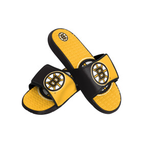 FOCO Pánské pantofle Boston Bruins NHL Colorblock Slipper Velikost: M = 42-43 EU