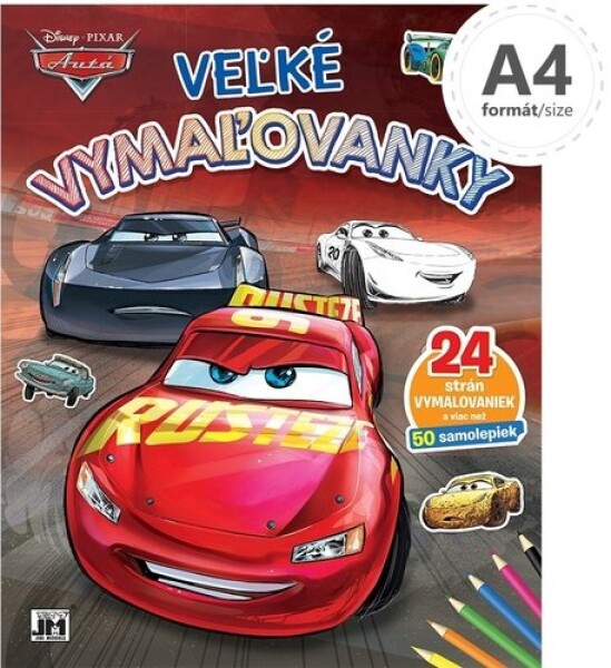 Veľké vymaľovanky Autá