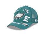 New Era Pánská kšiltovka Philadelphia Eagles NFL 9FORTY M-Crown A-Frame Trucker All Over
