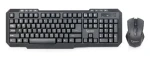 Gembird KBS-WM-02 / bezdrátový set klávesnice + myš / US layout / společný USB reciever / černá (KBS-WM-02)