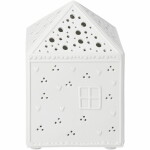 Räder Porcelánový LED svítící domeček Light, bílá barva, porcelán