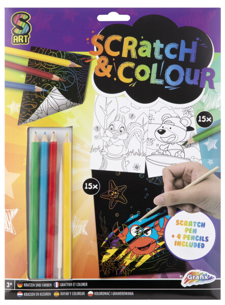 Vyškrabávací/vymalovávací obrázky - Craft Creative