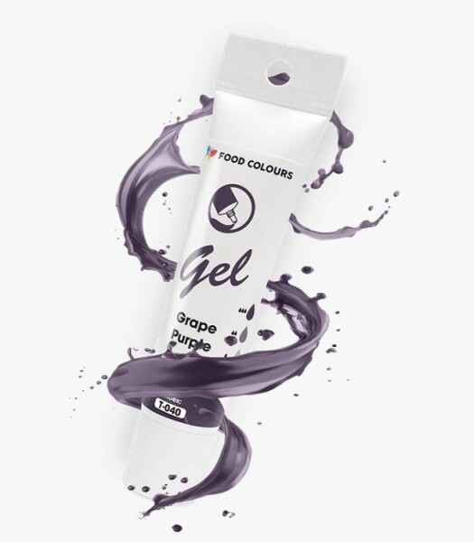 Food Colours gelová barva tuba Grape Purple 30 g