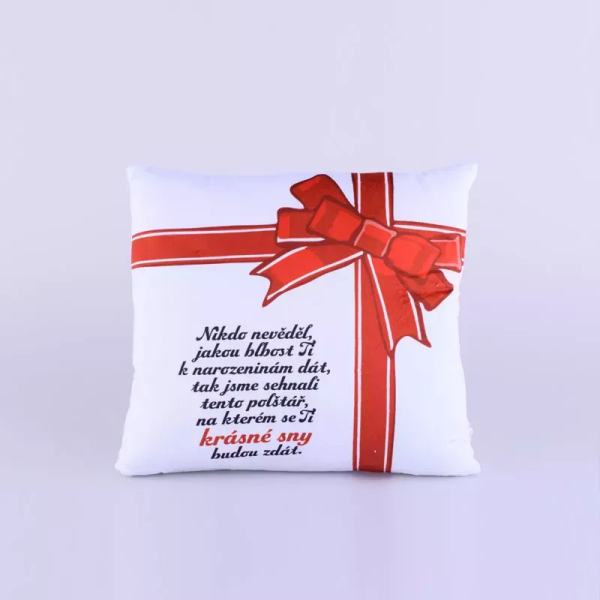 Ptakoviny.cz Polštář - Nikdo nevěděl ..