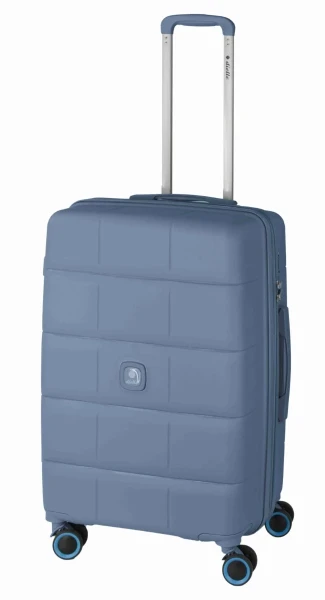 Cestovní kufr Dielle squares 4W M 210-67-05 modrá 70 L
