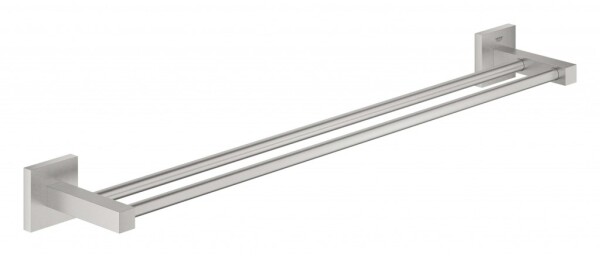GROHE - QuickFix Start Cube Dvojitý držák na ručníky, supersteel 41104DC0