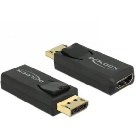 Delock adaptér Displayport 1.2 samec HDMI samice 4K aktivní / černý (65573)