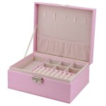 Verk Elegantní šperkovnice a organizér na bižuterii - růžová