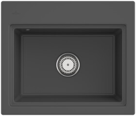 Keramický dřez Villeroy & Boch Subway Style 60 S, 336601i4, Graphit 336601i4