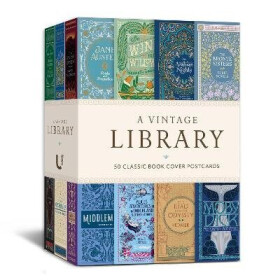 Vintage Library: 50 Classic Book Cover Postcards - kolektiv autorů