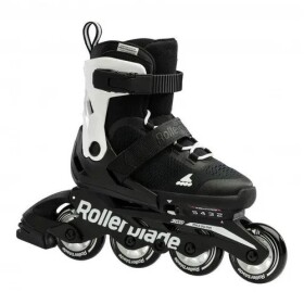 Kolečkové brusle Rollerblade MICROBLADE Black/White Velikost EUR: 33 - 36,5