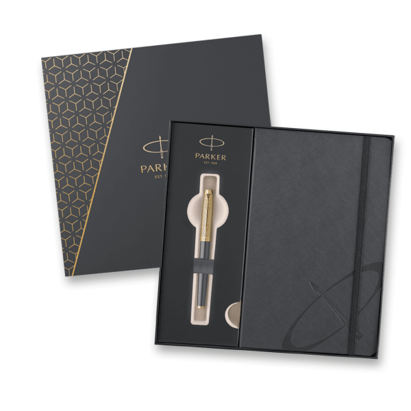 Dárková kazeta Parker IM Premium Arrow GT - sada roller a zápisník