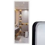 REA - Zrcadlo LED Classico 60x170cm Black HOM-07052