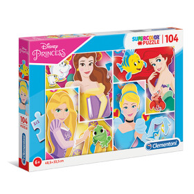 Clementoni Puzzle Supercolor Princezny / 104 dílků - Zapf Chou Chou