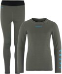 Běžecký set CRAFT CORE Warm Baselayer Junior šedá Velikost textilu: