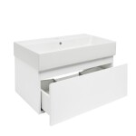 Koupelnová skříňka s umyvadlem SAT B-WAY 79x30x45 cm bílá lesk BWAY80WU2 BWAY80WU2