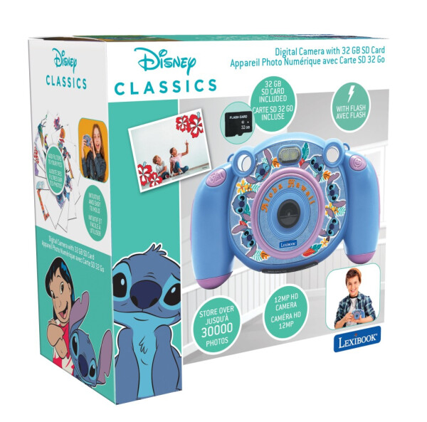 Lexibook HD kamera a fotoaparát s SD kartou Stitch - Alltoys Lexibook