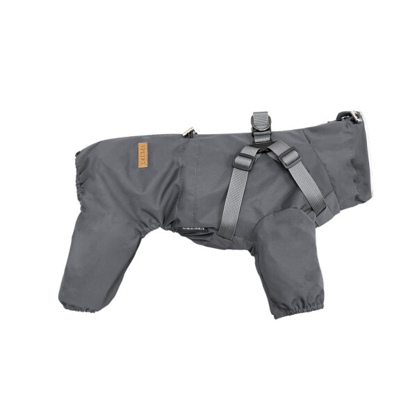 Nelly pláštěnka do deště - nepromokavá kombinéza Barva: Šedá, Délka zad (cm): 33, Obvod hrudníku: 30 - 46 cm
