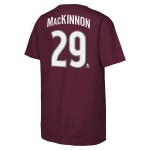 Outerstuff Dětské tričko Nathan MacKinnon #29 Colorado Avalanche NHL Flat Name & Number Short Sleeve Cotton Velikost: Dětské S (122 – 134)