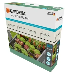 Gardena 13455-20 Micro-Drip-System Startovací sada pro vyvýšené záhony/záhony (35 rostlin) (13455-20)