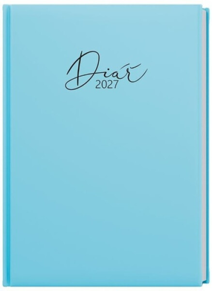 Týdenní diář 2027 Prokop Pastel B6 modrá