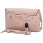 Stylová dámská koženková crossbody kabelka Loren, růžová