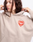 Carhartt WIP W' Hooded Hartt Case Sweat Fleur de Sel L
