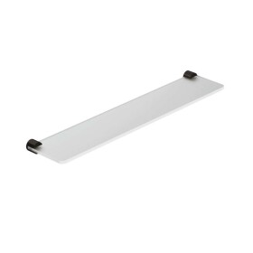 KLUDI - Vela R Polička, délka 60 cm, sklo/broušený Gunmetal 58973N2